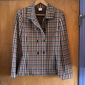 Cabi Plaid Unlined Blazer